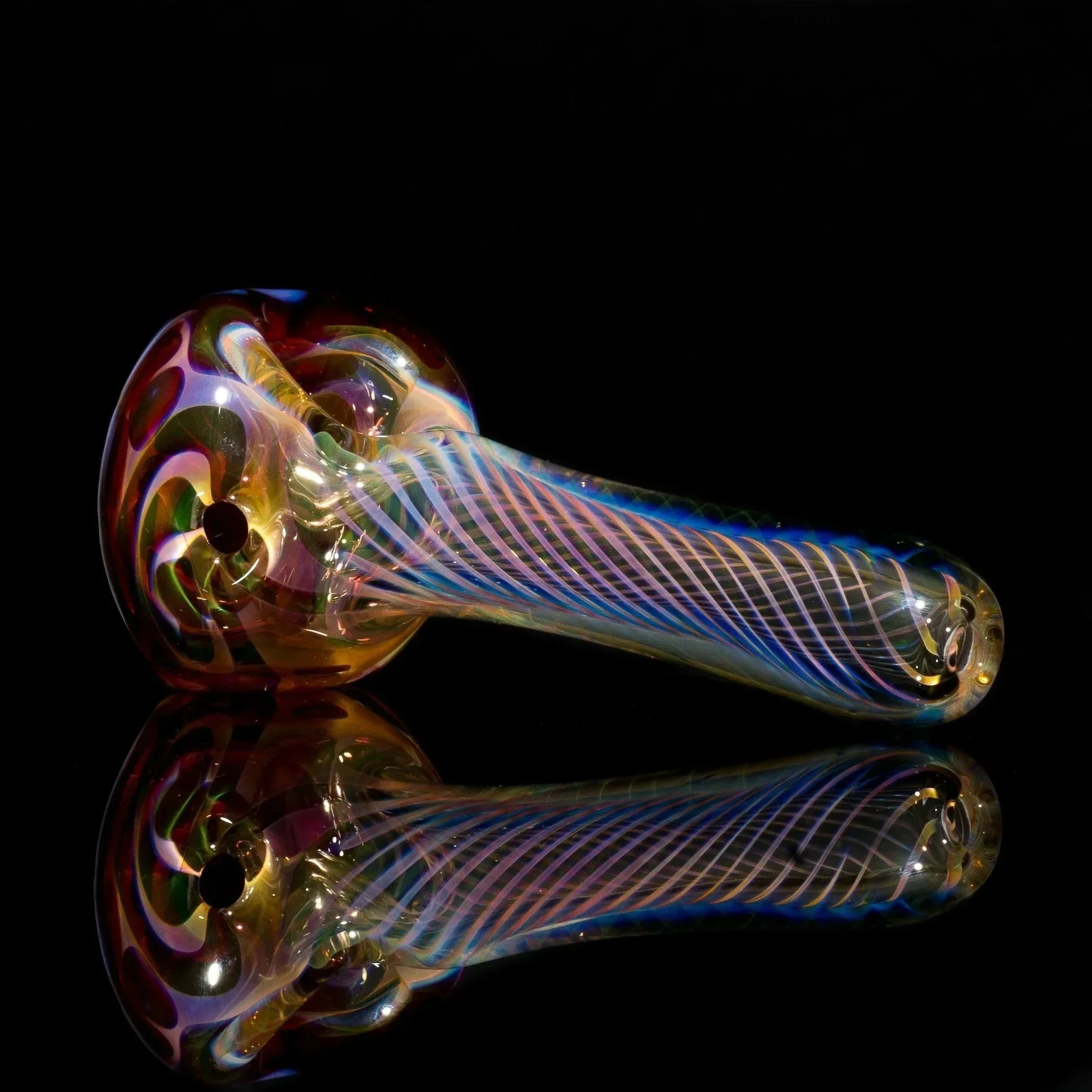 Matt 2000 Fumed Inside Out Dotstack Spoon Purple - Image 3