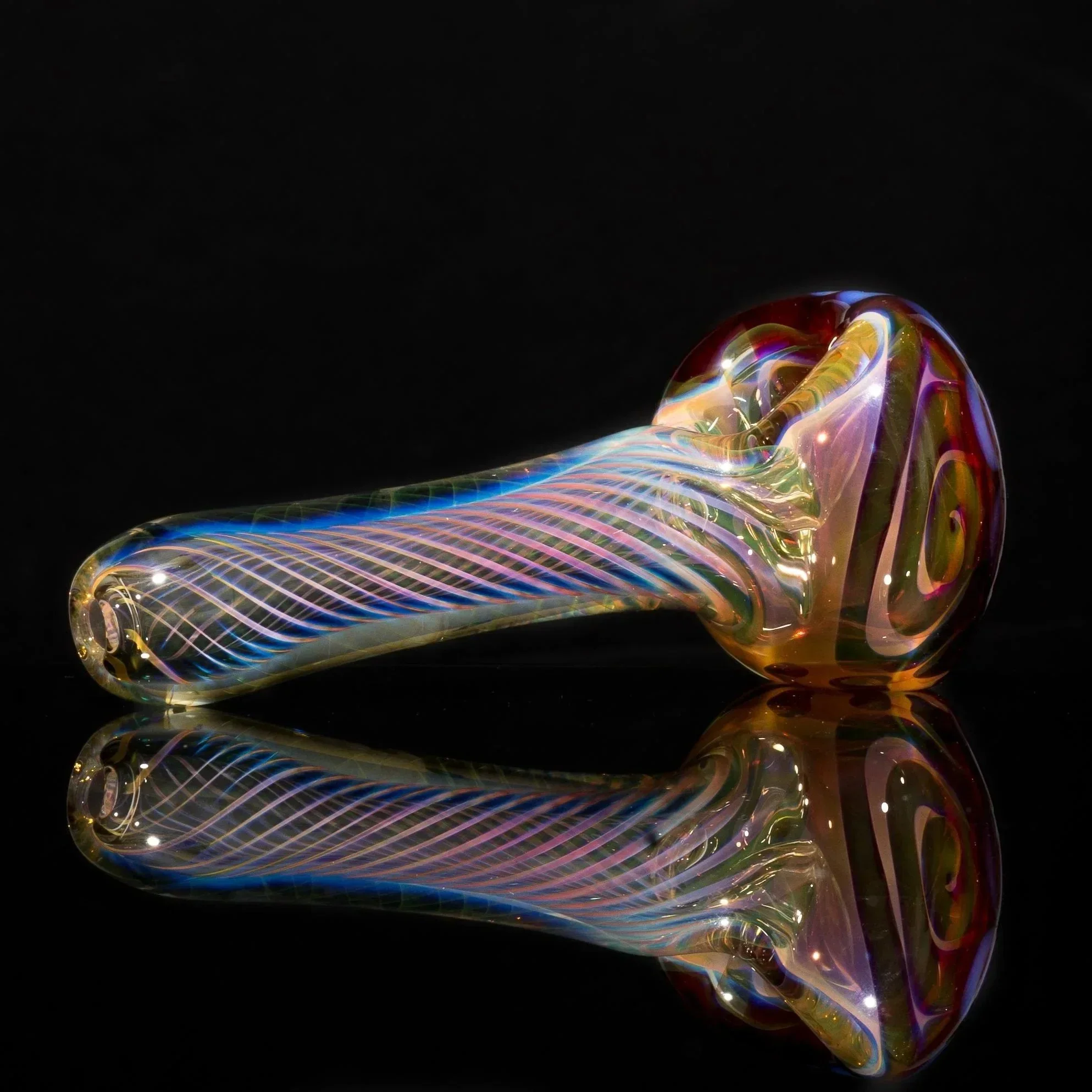 Matt 2000 Fumed Inside Out Dotstack Spoon Purple - Image 4