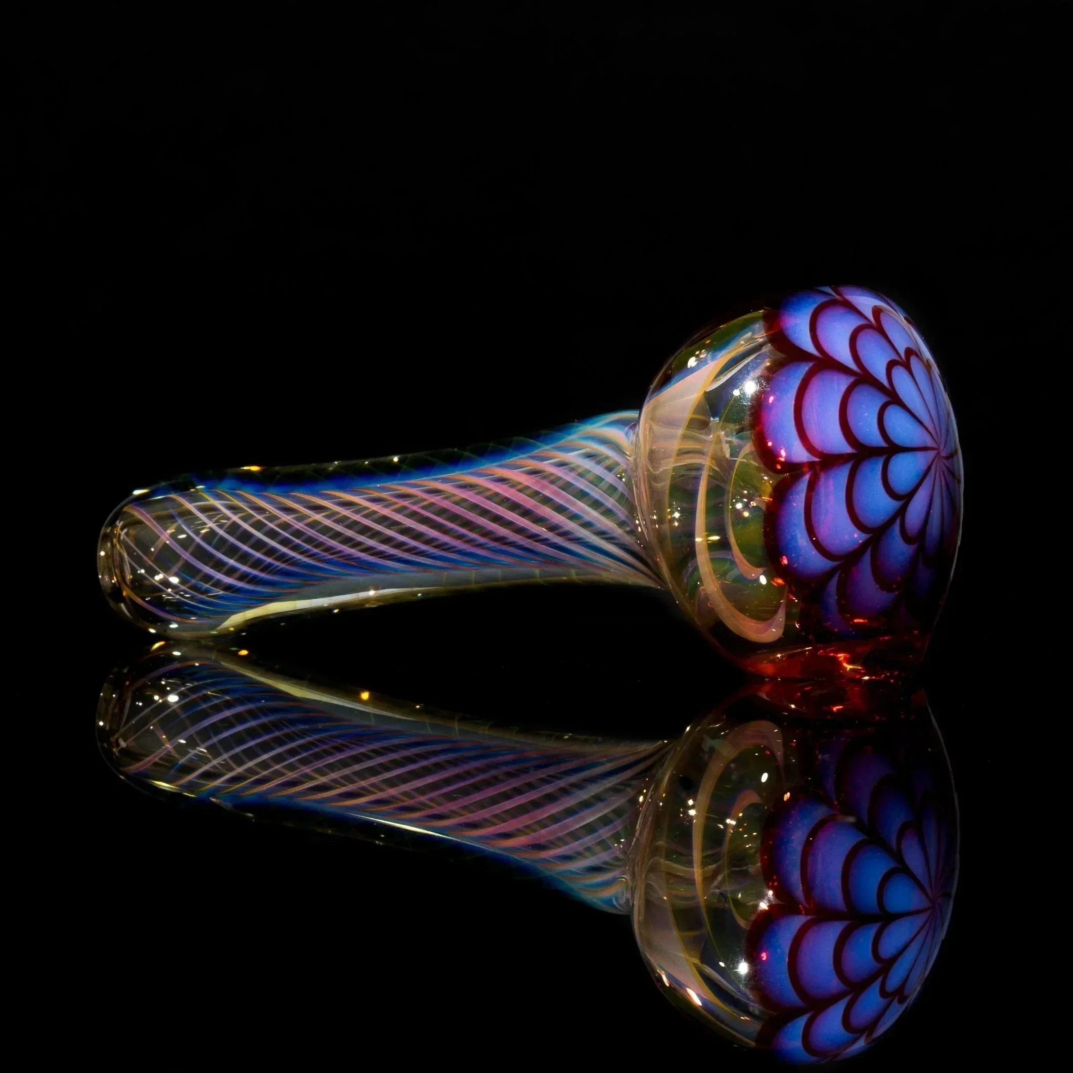 Matt 2000 Fumed Inside Out Dotstack Spoon Purple - Image 6