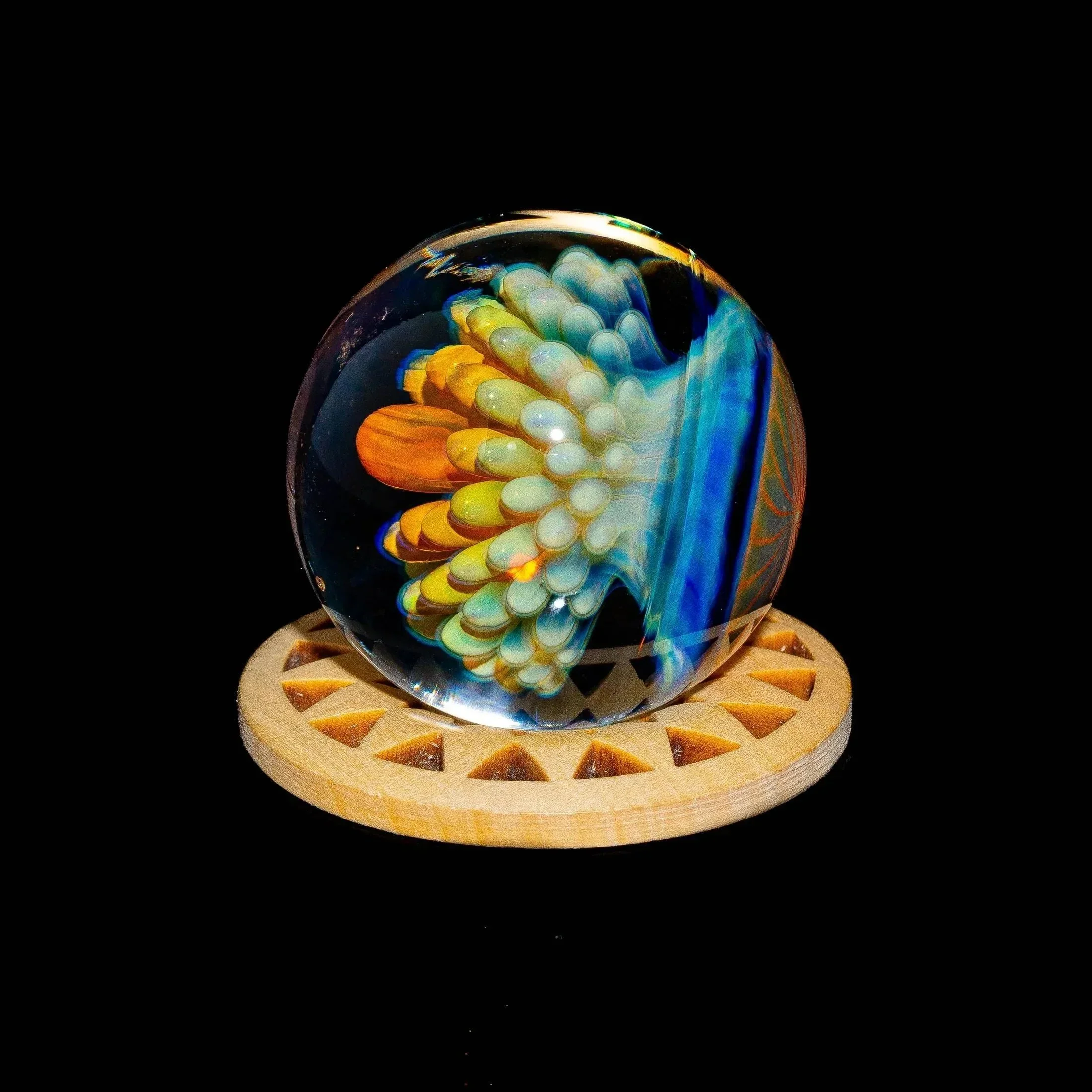 Moose & Fire - Pinwheel Atomic Implosion 41MM Marble - Image 2