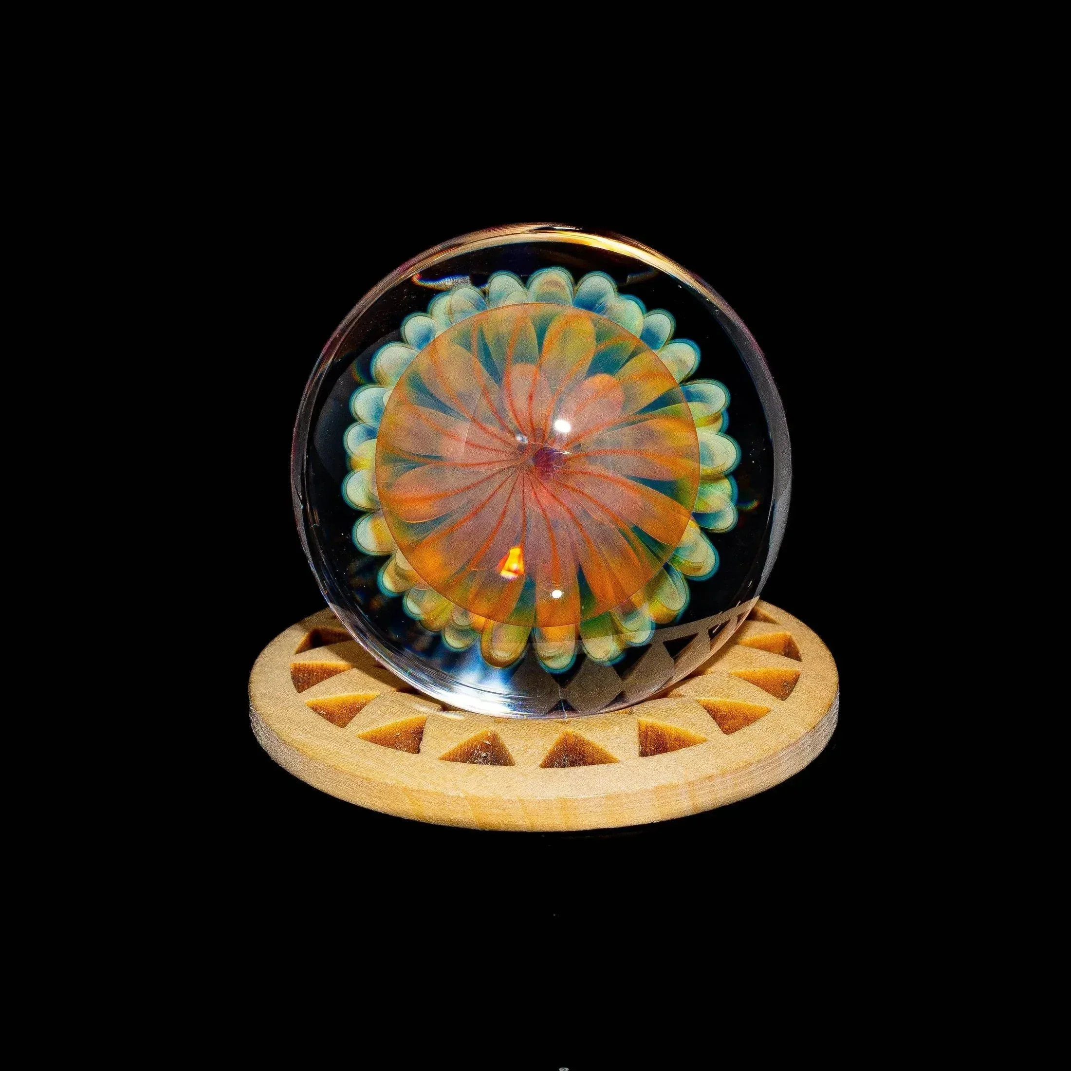 Moose & Fire - Pinwheel Atomic Implosion 41MM Marble - Image 3