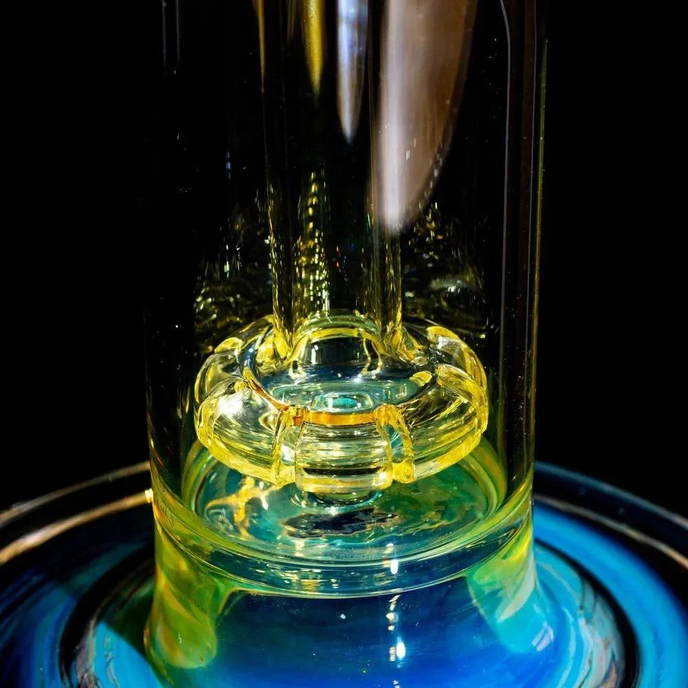 Mr. E - Fume Double Perc Flower Tube  w/ Slide - Image 7