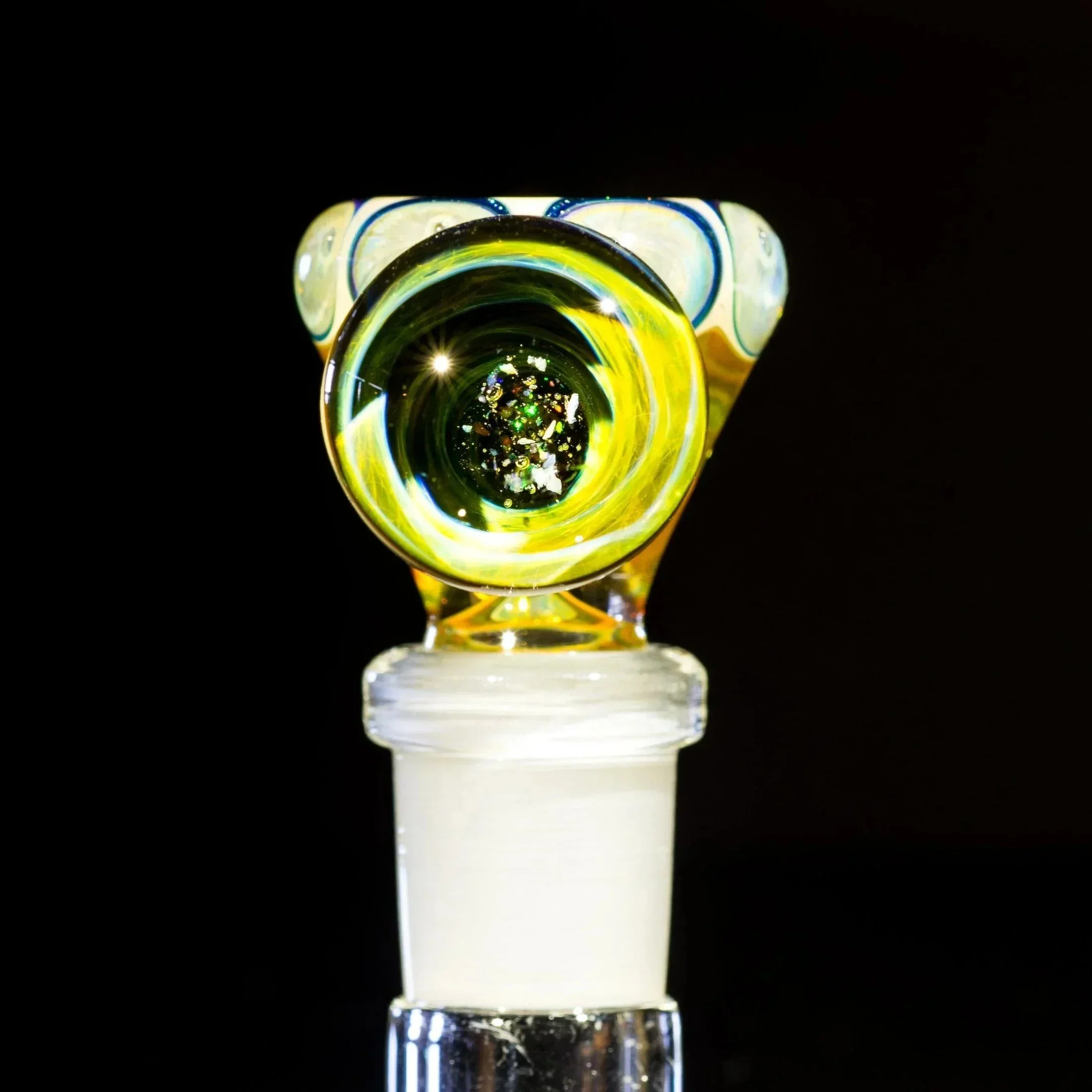 MTP Heavy Fume Twist Airtrap 14mm Slide w/ Caramel Vortex - Image 2