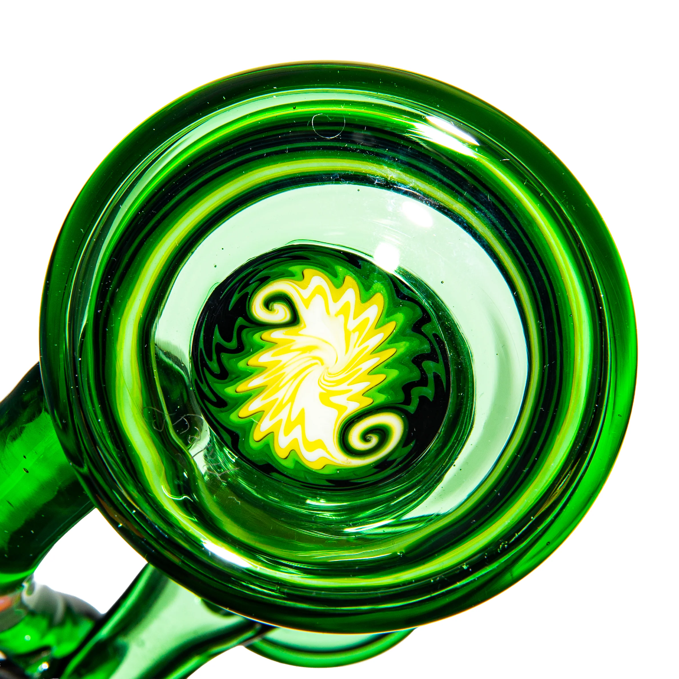 Natey Love - Green Opal Horn Dewer Bubbler - Image 10