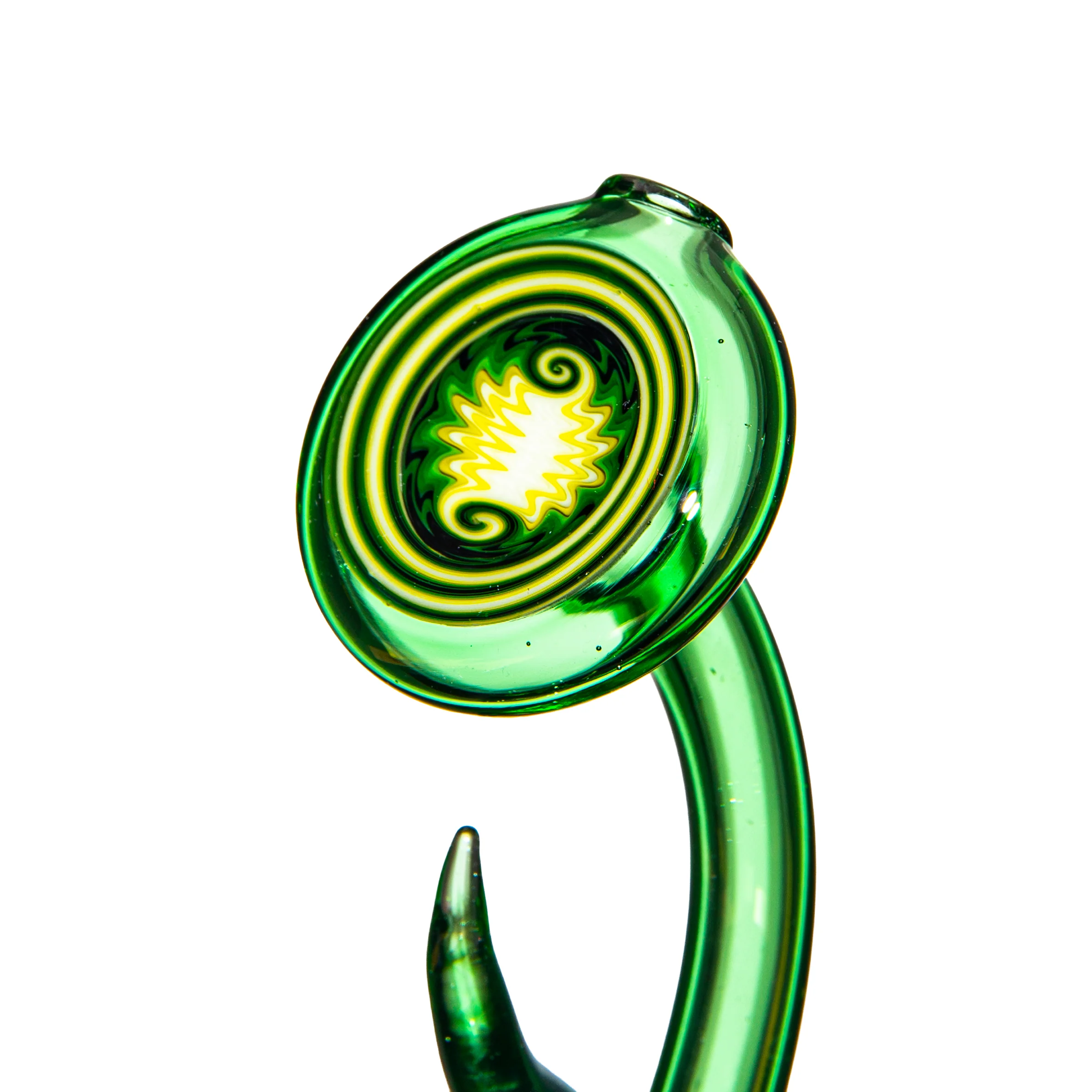 Natey Love - Green Opal Horn Dewer Bubbler - Image 7