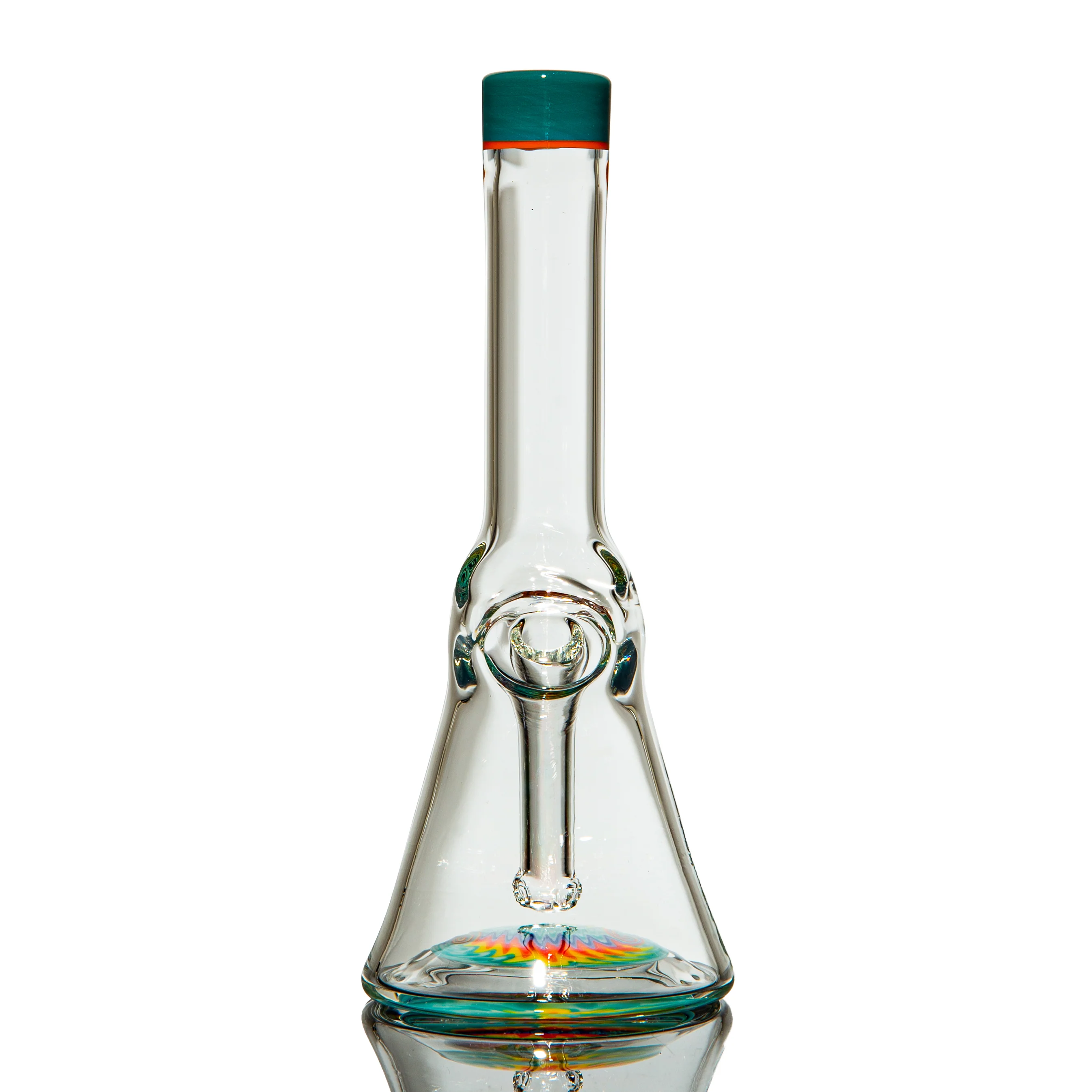 NES Glass - Teal Lip Wig Wag Mini Beaker - Image 2