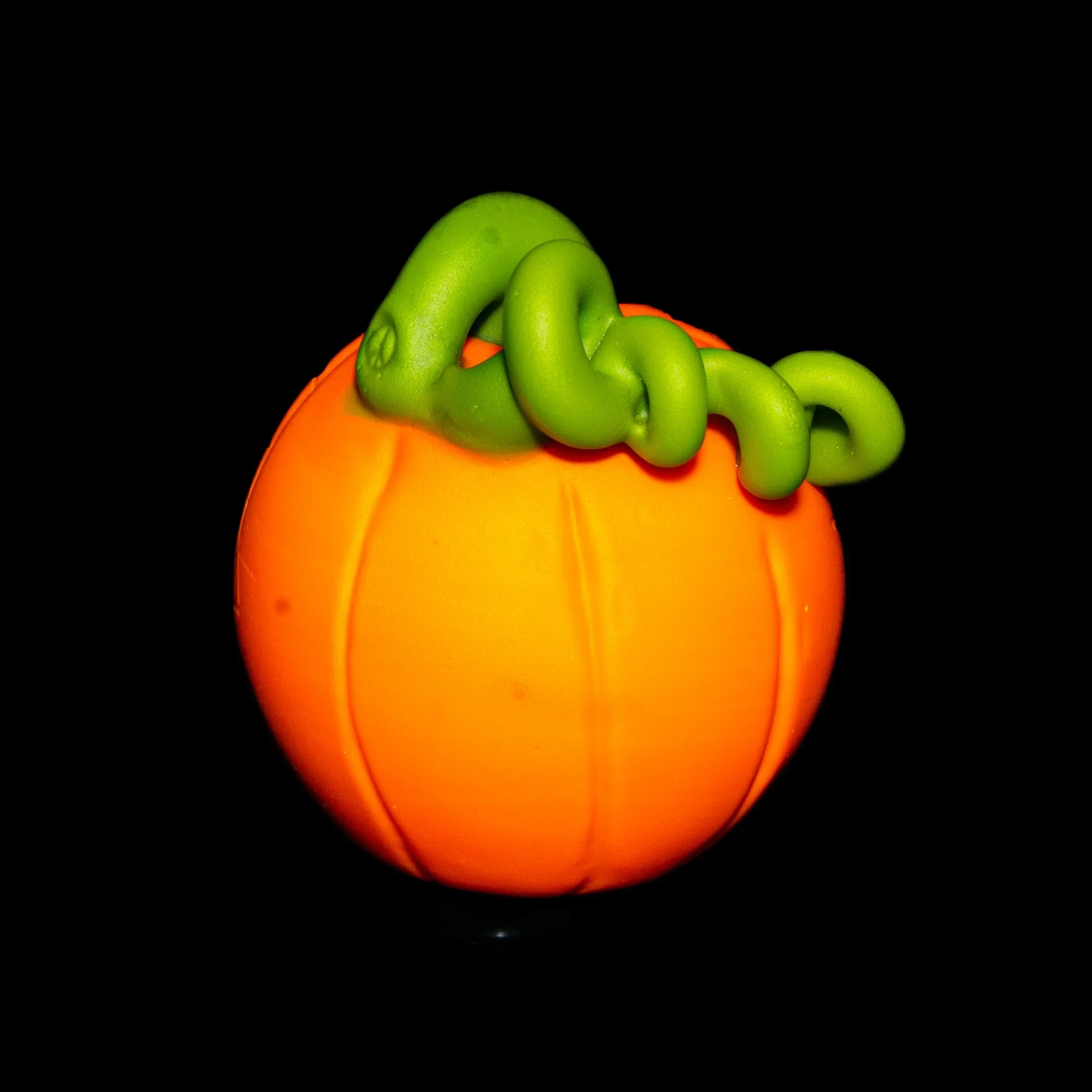 Obe Glass - Carved Pumpkin Skull 37MM Marble - Image 3