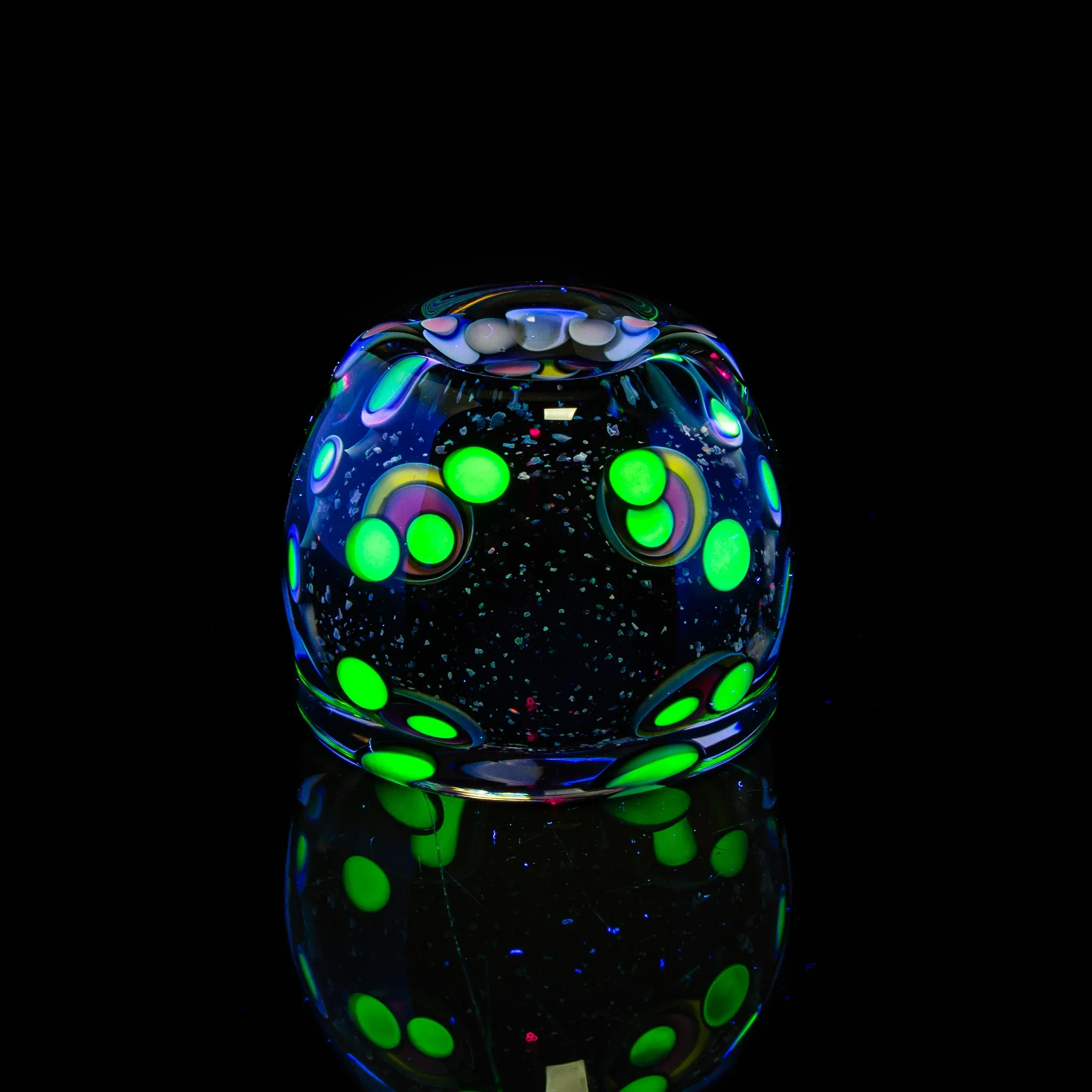 Paul Katherman - Pastel Opal Eater 66MM Marble & Matching Stand - Image 11