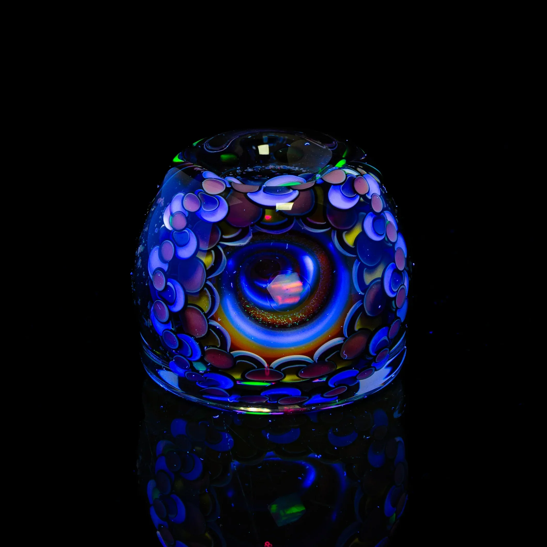 Paul Katherman - Pastel Opal Eater 66MM Marble & Matching Stand - Image 7