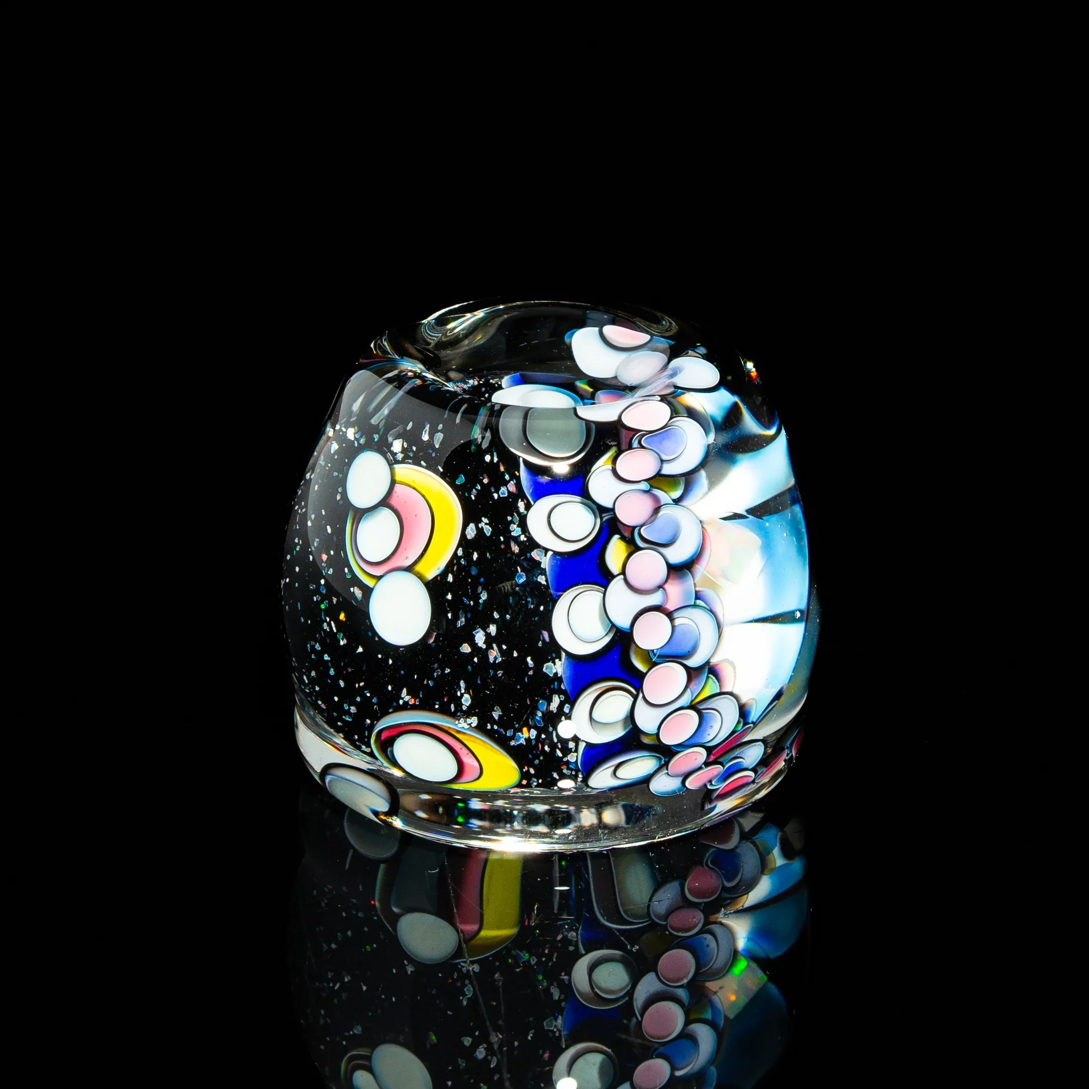 Paul Katherman - Pastel Opal Eater 66MM Marble & Matching Stand - Image 9