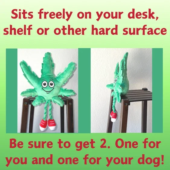 Paw:20 - MJ The Weed Leaf Dog Toy - Image 5