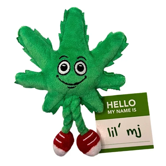 Paw:20 - Lil MJ The Weed Leaf Cat Toy - Image 2