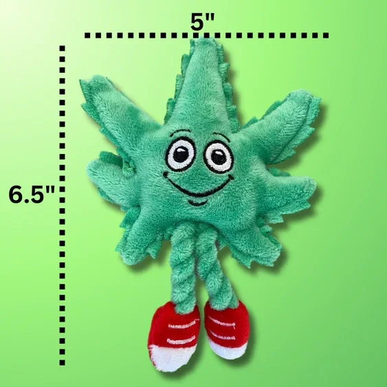 Paw:20 - Lil MJ The Weed Leaf Cat Toy - Image 3