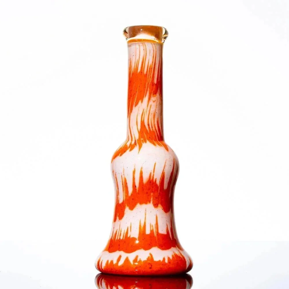 Plug A Nug Orange/ White Frit Stack Tube - Image 2