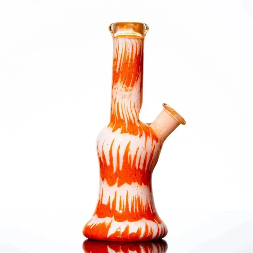 Plug A Nug Orange/ White Frit Stack Tube - Image 3
