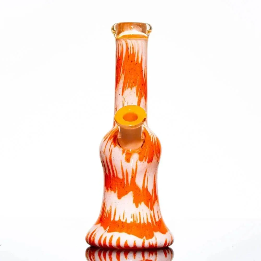 Plug A Nug Orange/ White Frit Stack Tube - Image 4