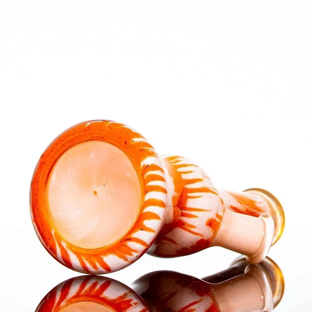 Plug A Nug Orange/ White Frit Stack Tube - Image 5