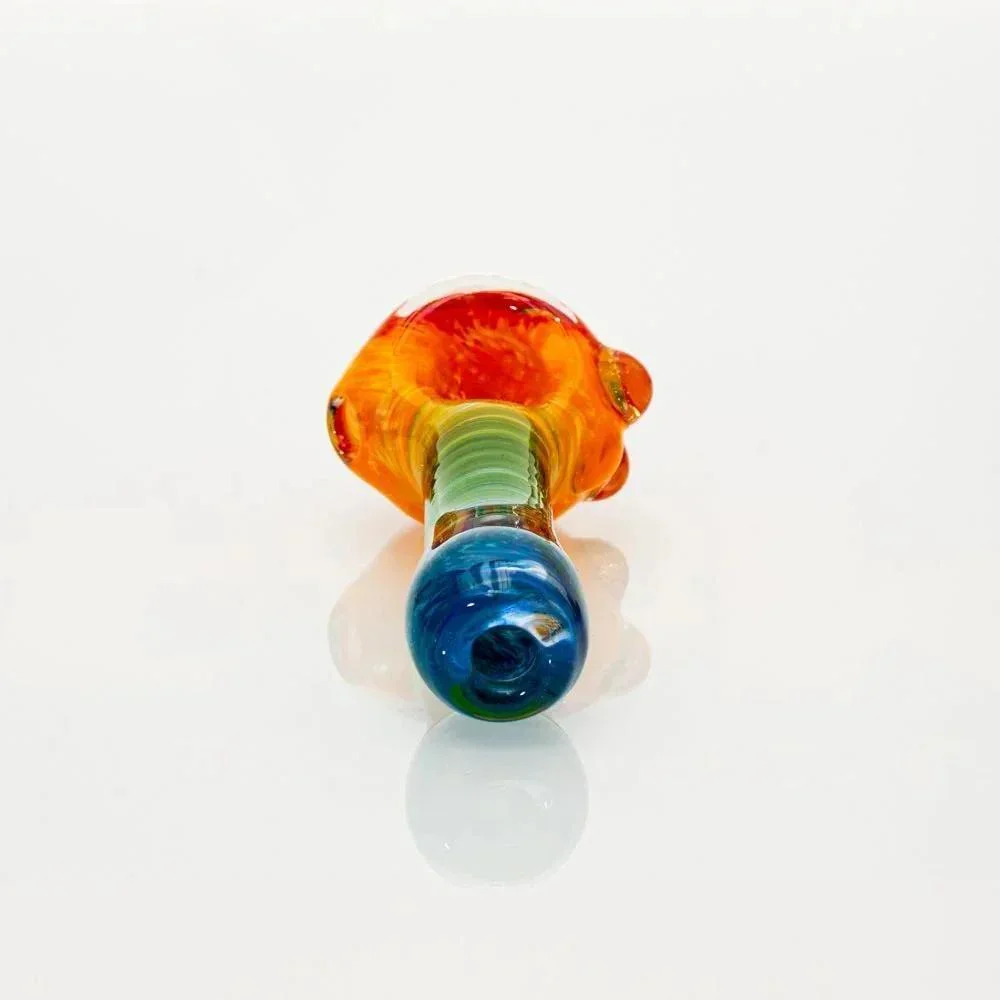 Plug A Nug - Rainbow Frit Honeycomb Spoon - Image 3