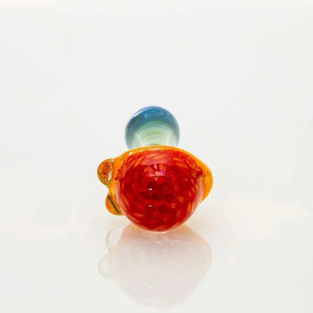 Plug A Nug - Rainbow Frit Honeycomb Spoon - Image 7
