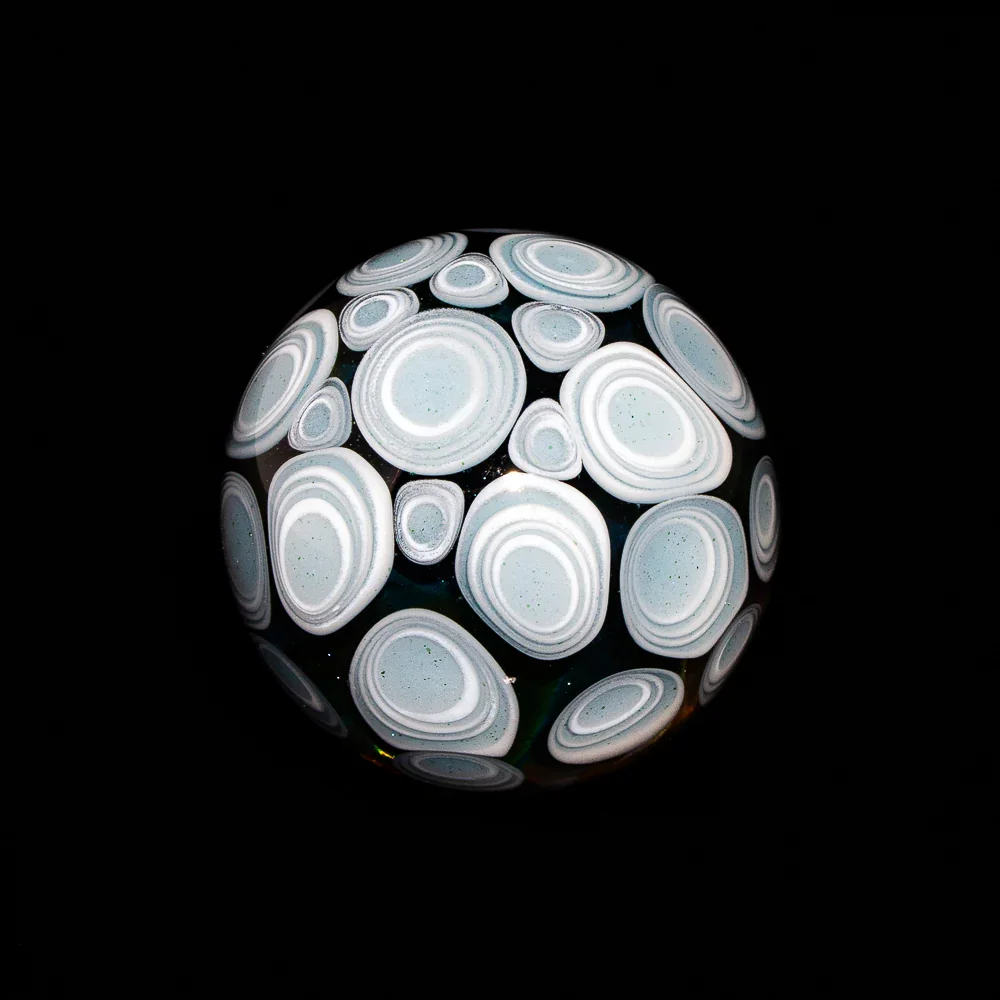 Catfish Jawn - Silver Fume Spiral Vortex 36MM Marble - Image 3