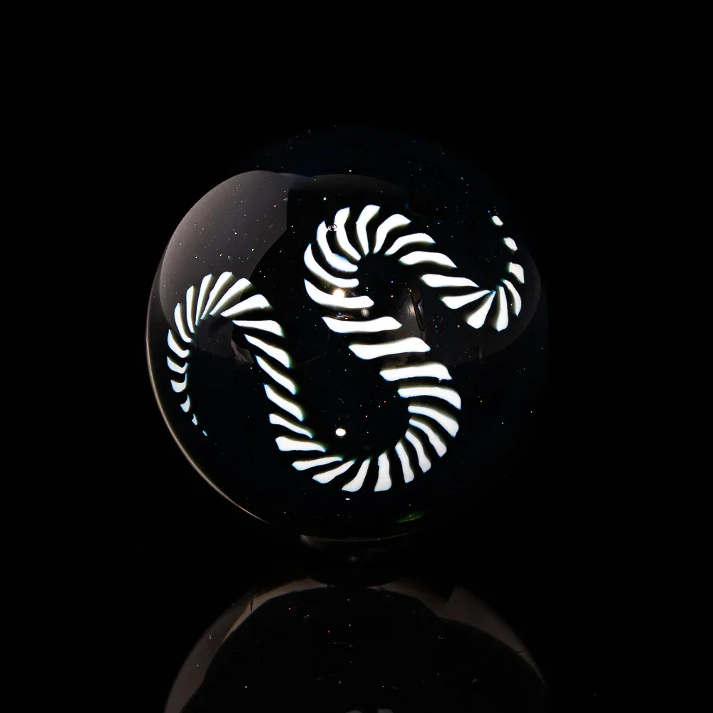Coyle - Black & White Monkey 33MM Marble - Image 3