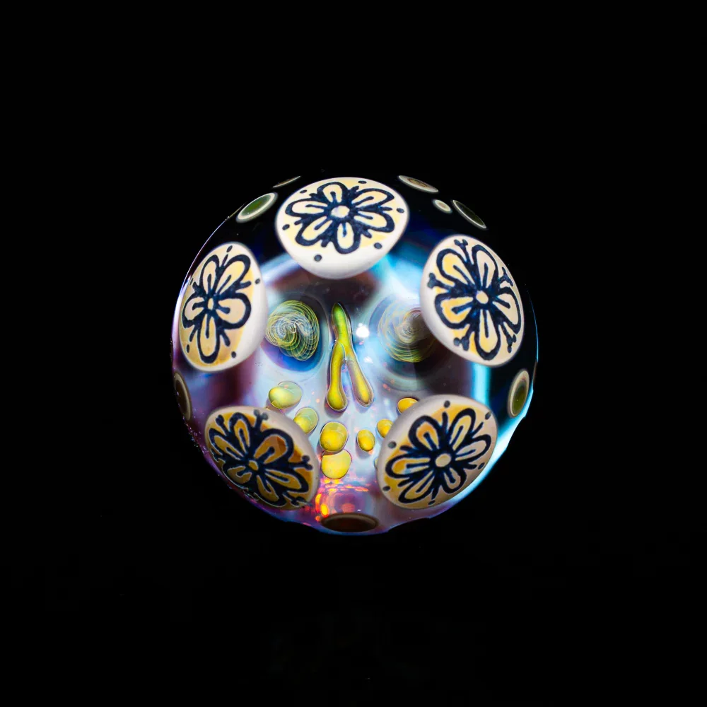 Ecals Arts - Carved Flowers 32MM Marble - Image 3