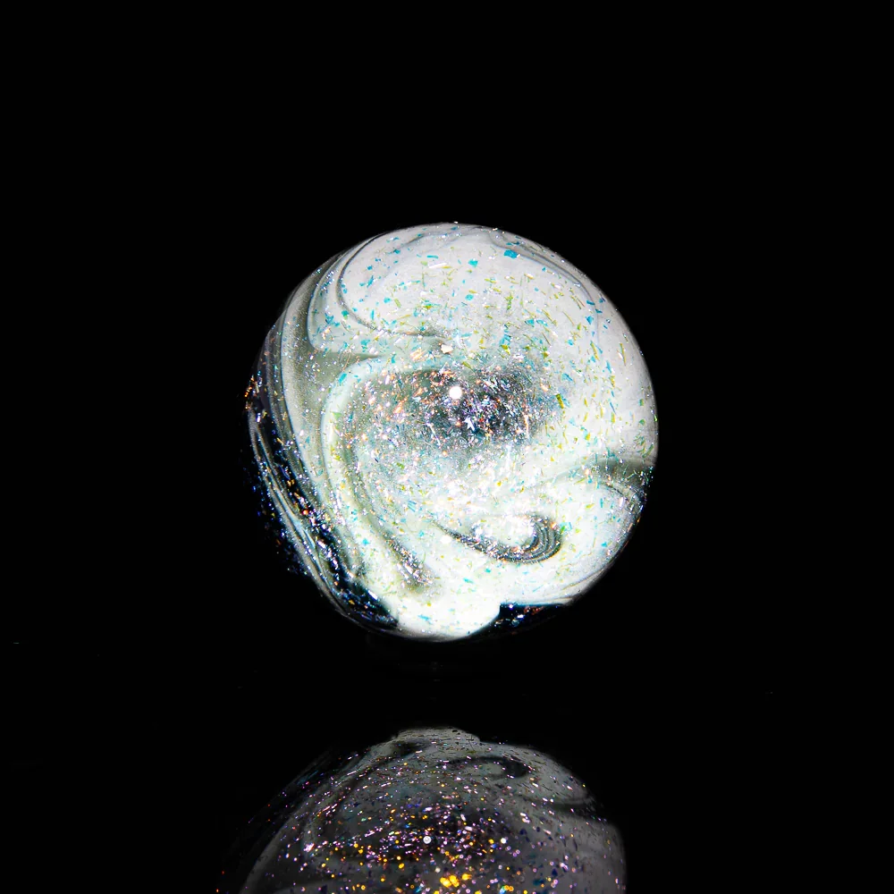 Henry B - Black & White Dichro 26MM Marble - Image 2