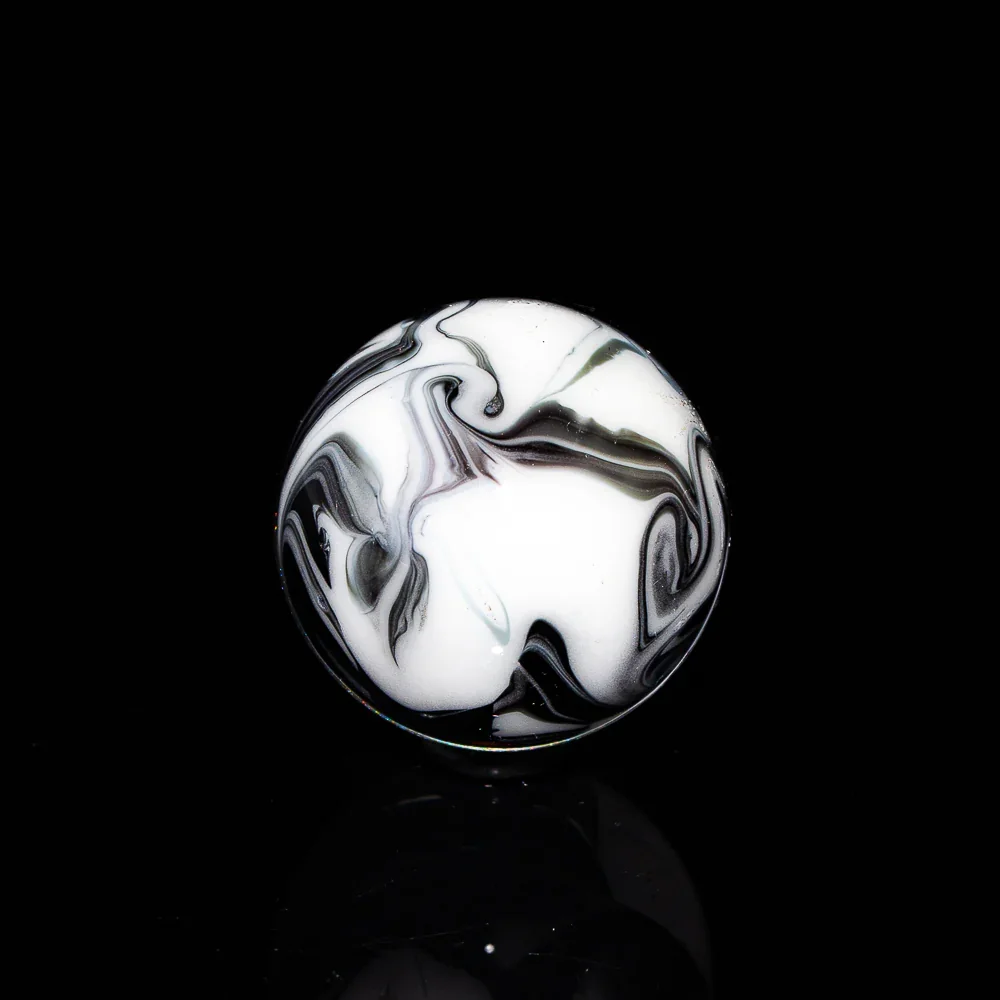 Henry B - Black & White Dichro 26MM Marble - Image 3