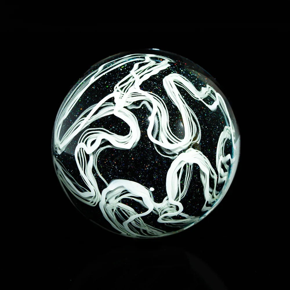 Scott Moan - Heavy Stardust, Eclipse & Ion Scirbble 57MM Marble - Image 3