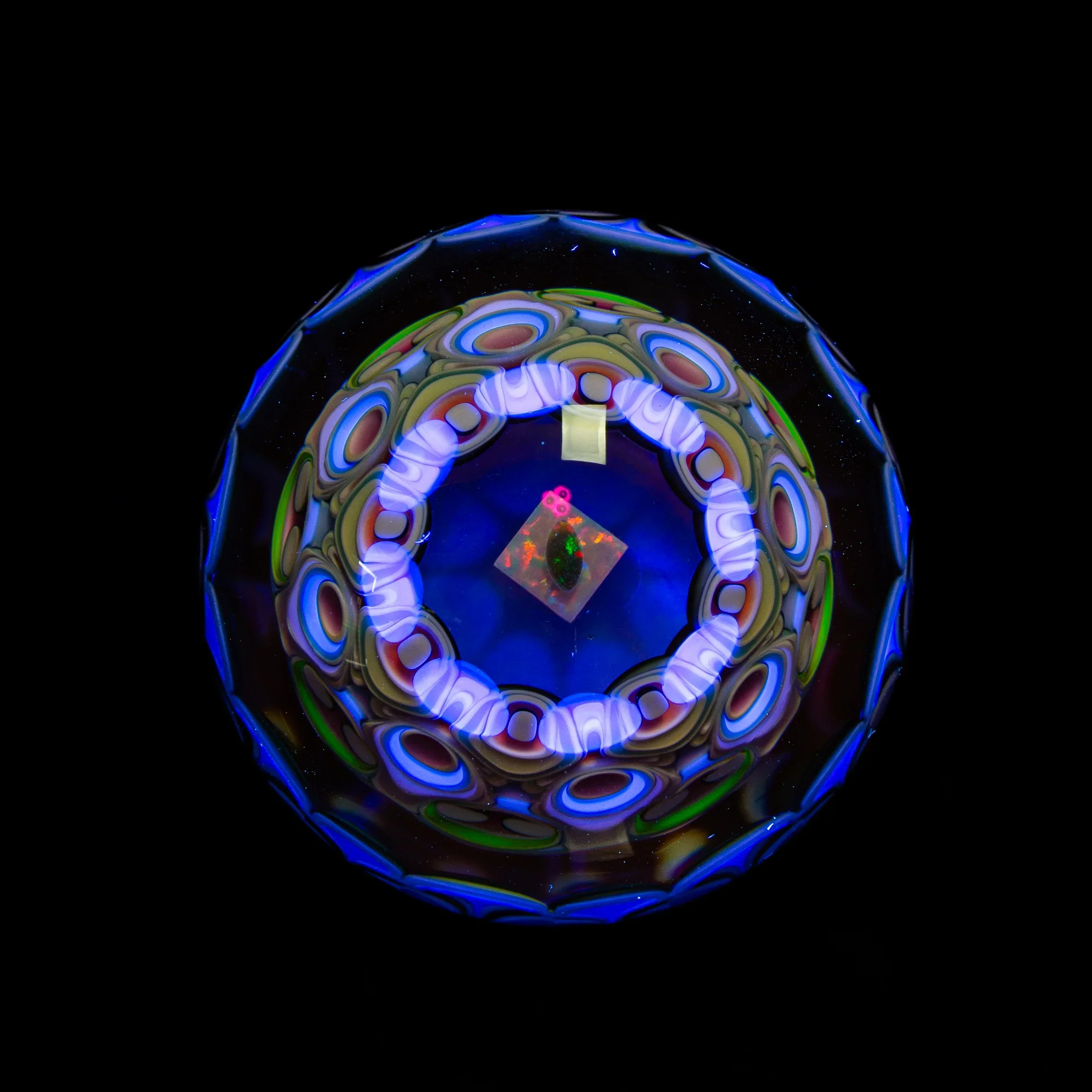 Pooley Glass - #97 Three Layer Dotstack 41MM Marble - Image 2