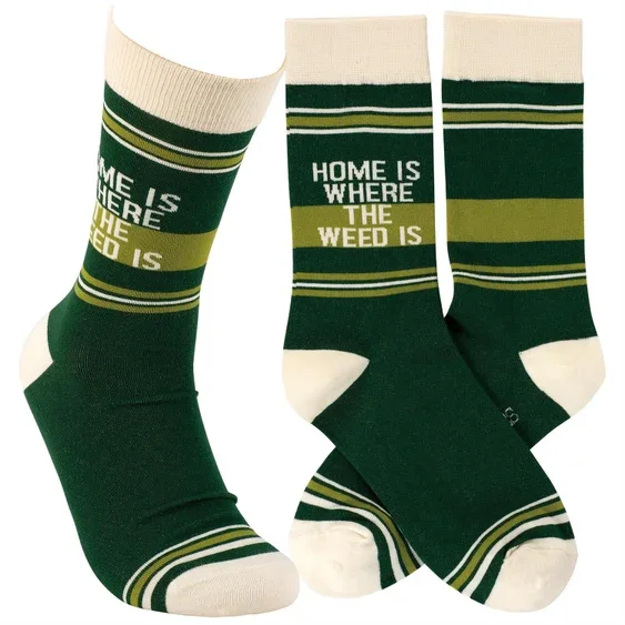 Questionables - Home Is Where The Weed Is Socks - Image 2