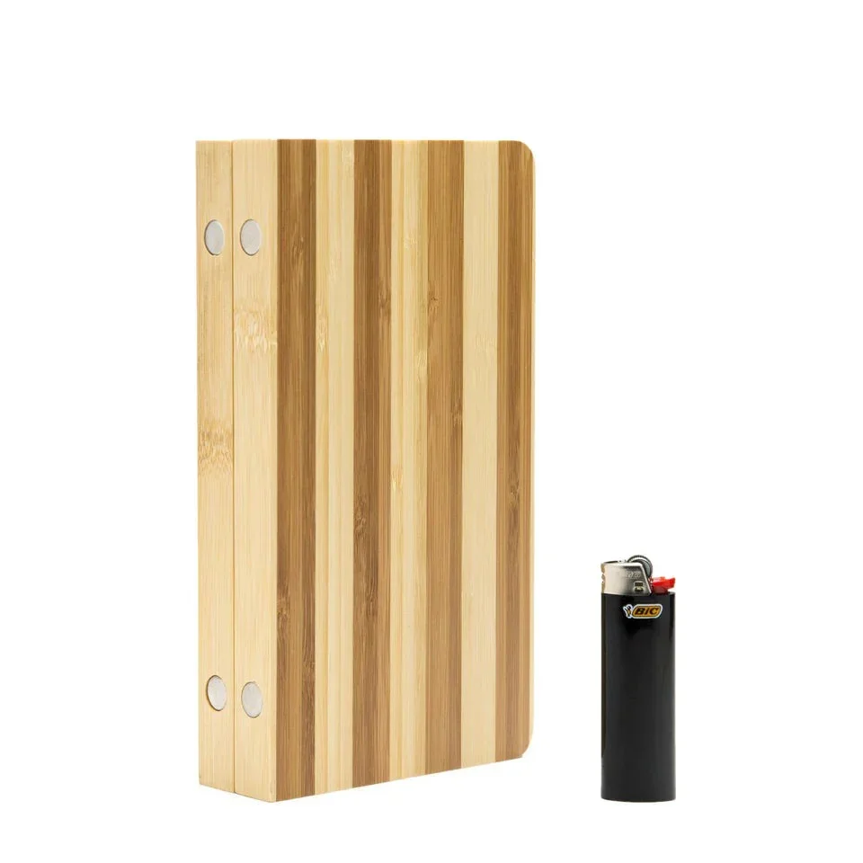 RAW - Striped Bamboo Backflip Rolling Tray - Image 2