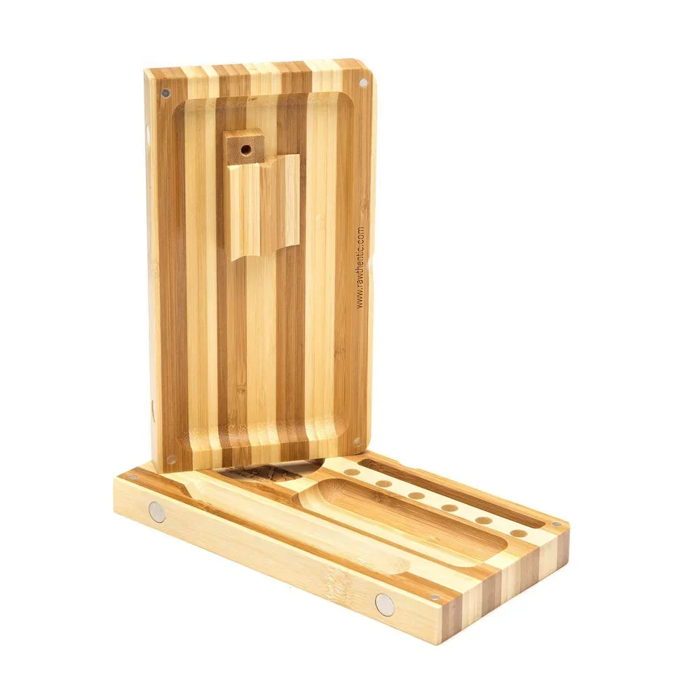 RAW - Striped Bamboo Backflip Rolling Tray - Image 5