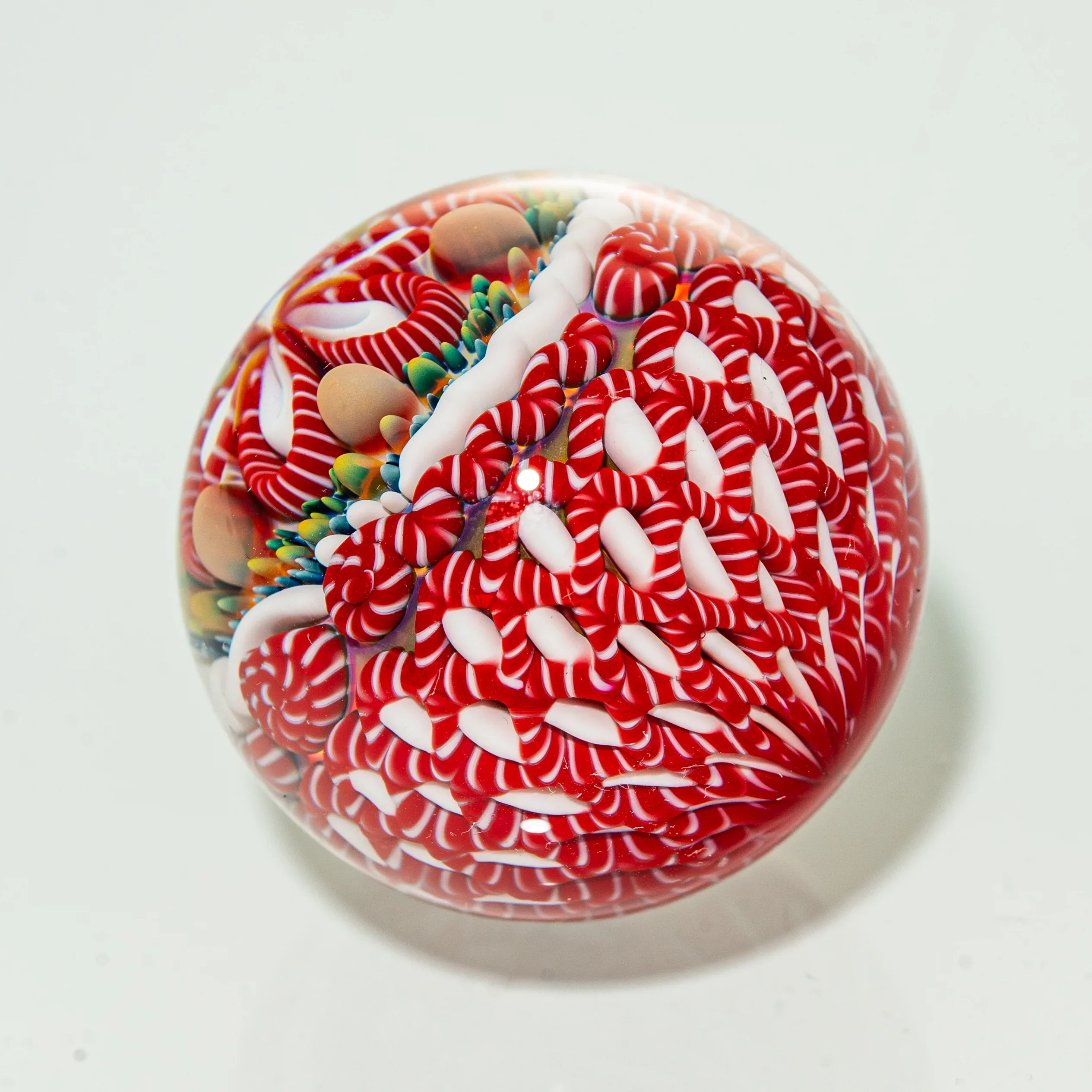 Richard Hollingshead - Cherry Pop Red Hollow 36MM Marble - Image 3