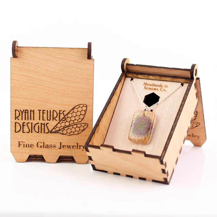 Ryan Teurfs - Arcane Rectangular Honeyglass Necklace - Image 3