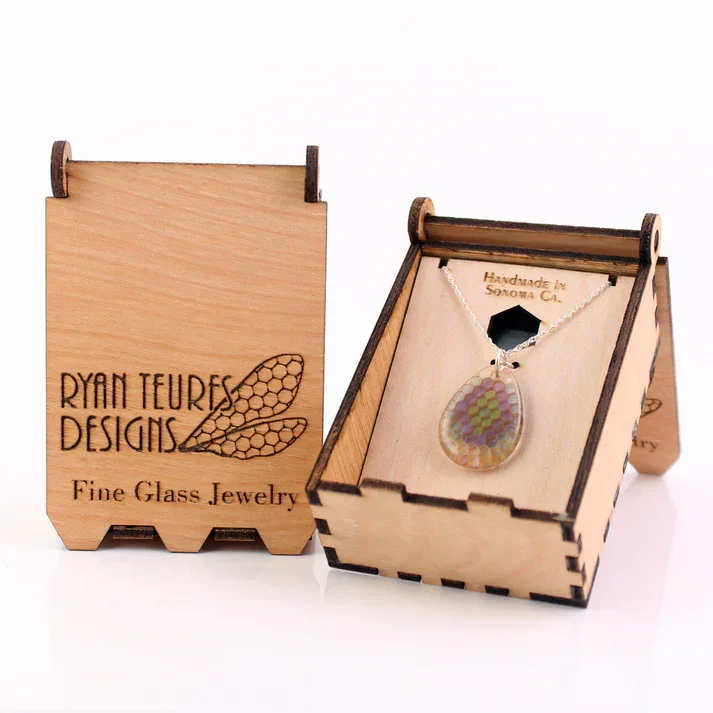 Ryan Teurfs - Arcane Tear Drop Honeyglass Necklace - Image 3