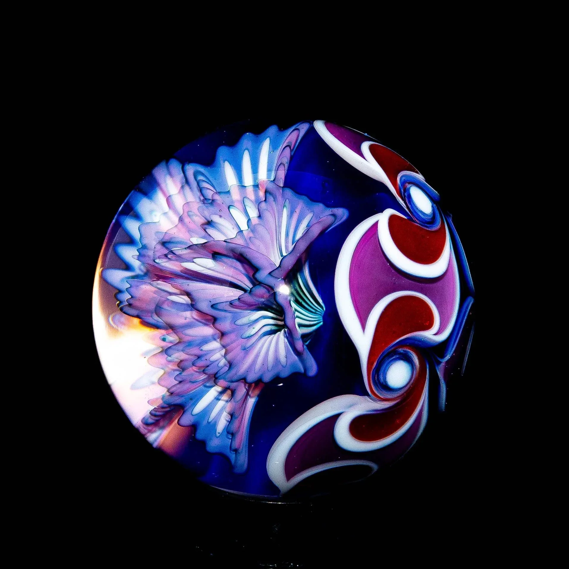 Sable Glass - Retticello Dot Flower 35MM Marble - Image 2