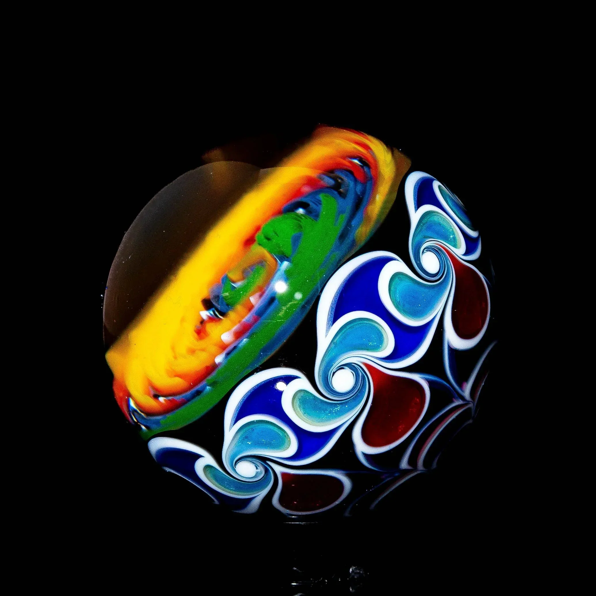 Sable Glass - Wig Wag Spiral 41MM Marble - Image 2