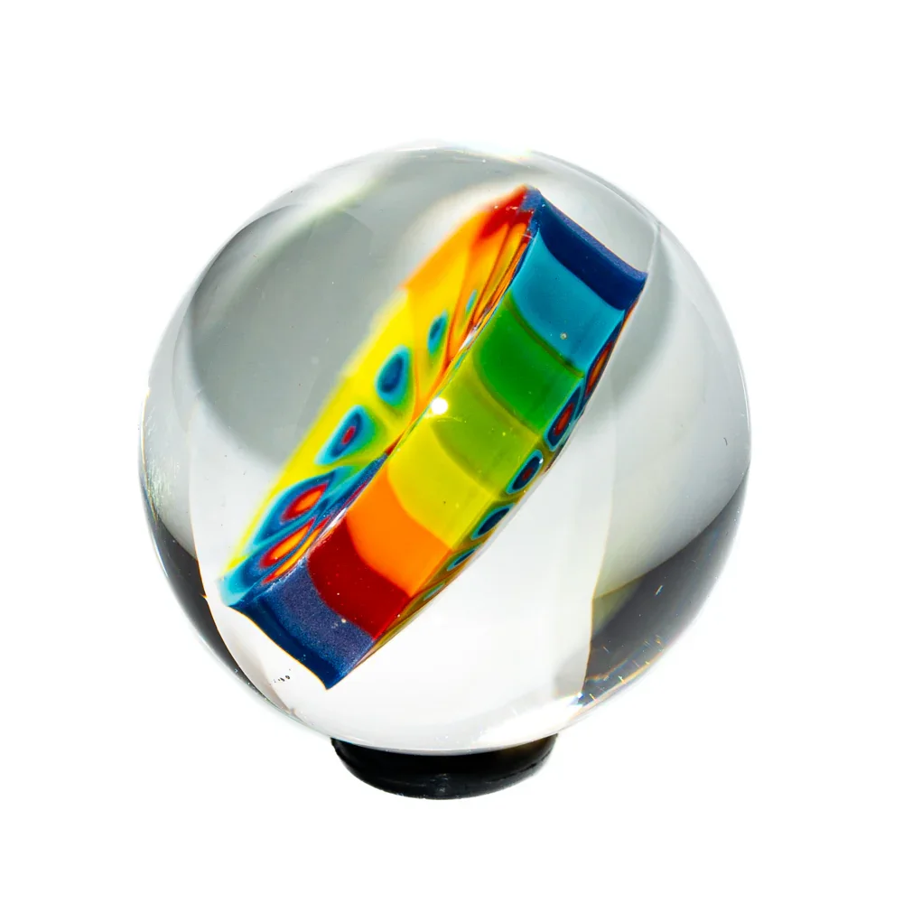 Scotty Mickle - Rainbow Milli Slice 20MM Top Marble #2 - Image 2