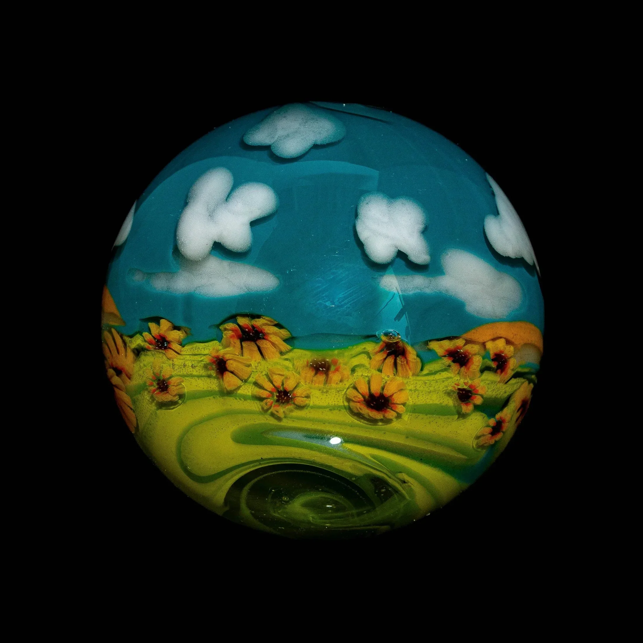 Seanzo Art - Sunflower Field 53MM Marble - Image 4