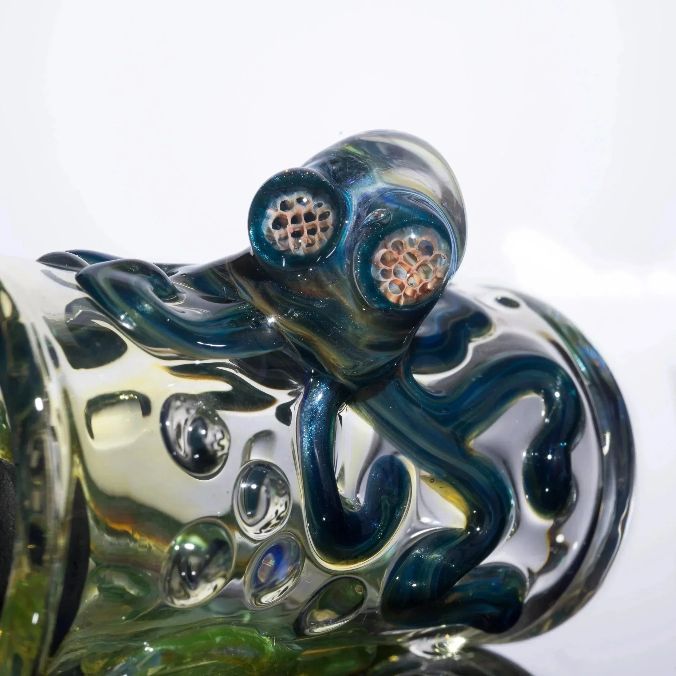 "Shoot the Sh*t" Mystic Glass Octopus Scene Shot Glass 5 - Image 4