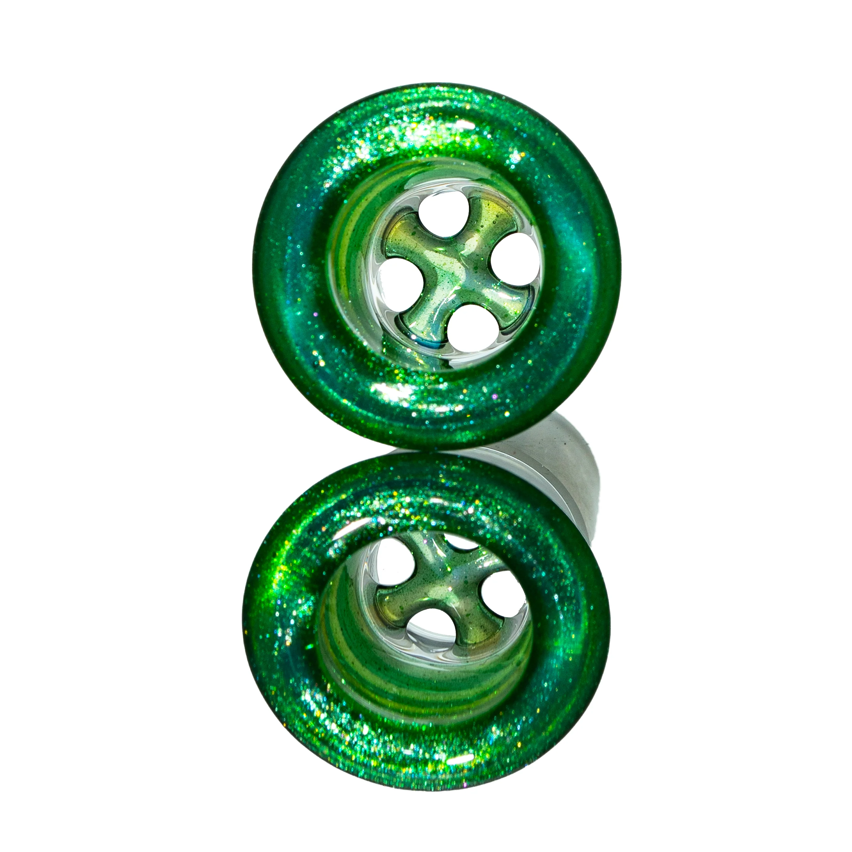 Simple Lemon Farmer - Green Stardust & Ghost 18mm Martini Slide - Image 2