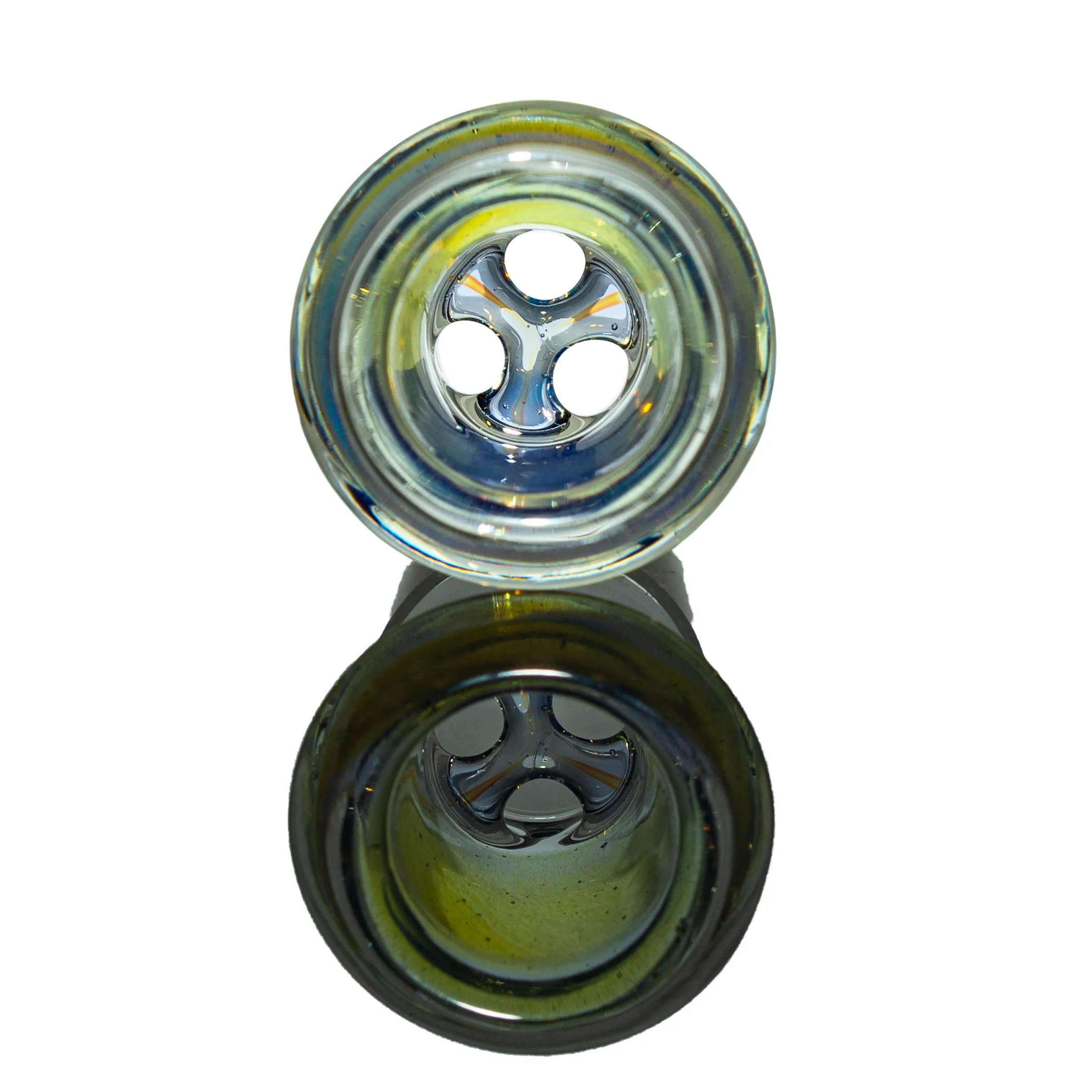 Simple Lemon Farmer - Purple Rainbow & Icy White Satin 18mm Martini Slide - Image 3
