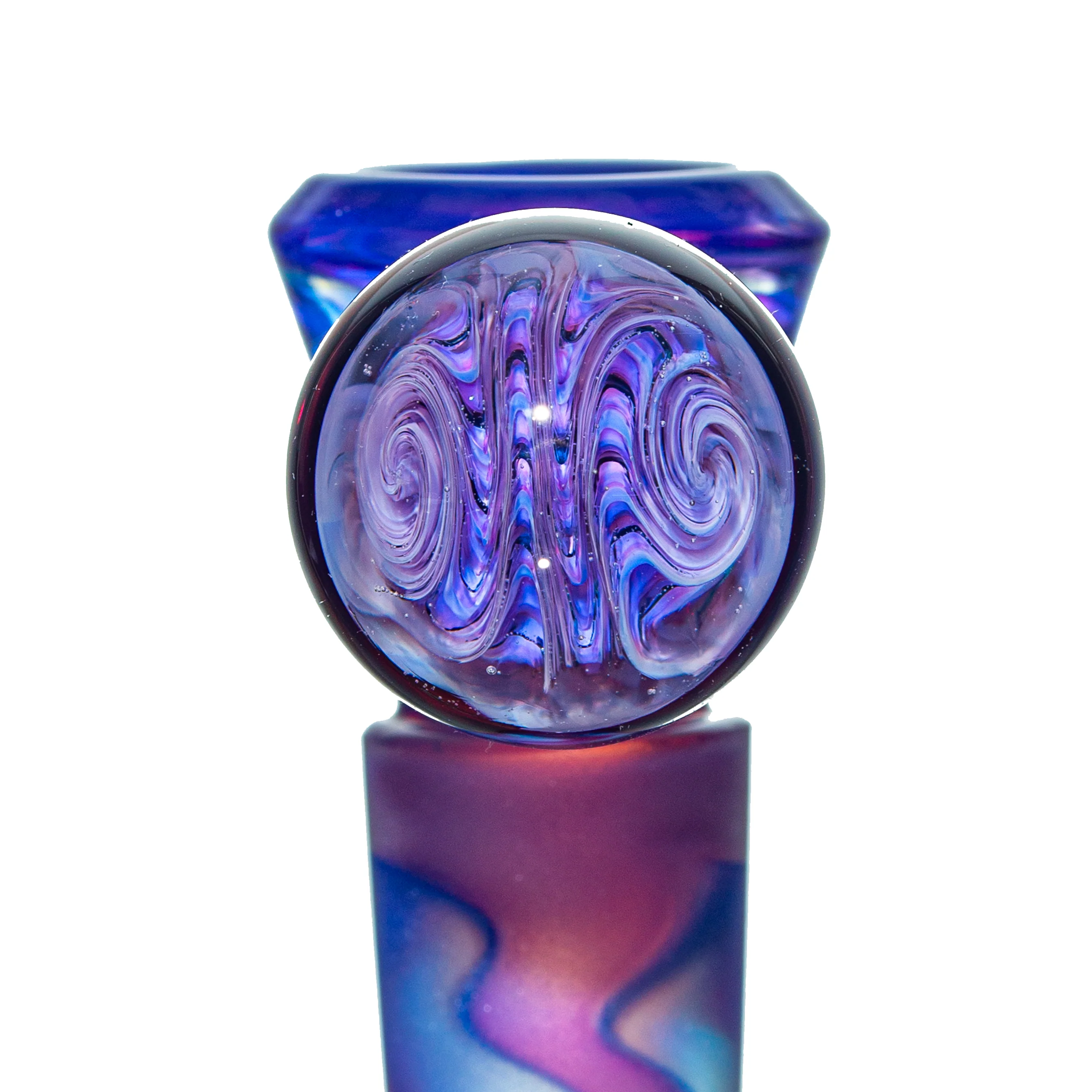 Simple Lemon Farmer - Royal Jelly, Calypso & Deja Blue Fully Worked 18mm Slide - Image 2