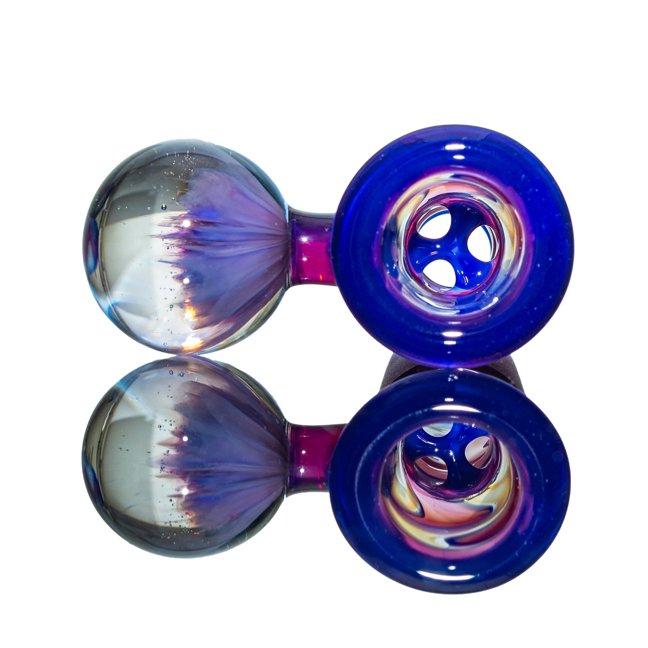 Simple Lemon Farmer - Royal Jelly, Calypso & Deja Blue Fully Worked 18mm Slide - Image 3