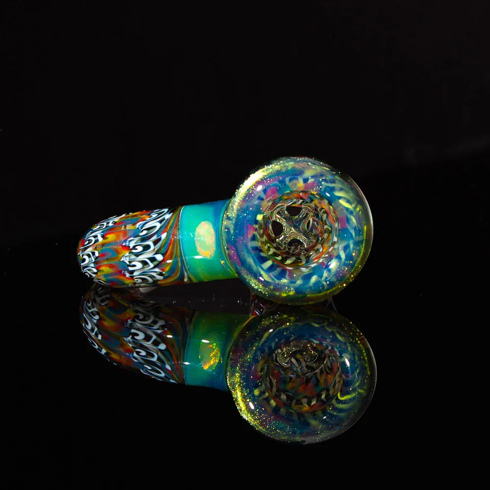 Simple Lemon Farmer x KNW Glass - Kuroda Tech Opal Fully Worked 18MM Slide - Image 2