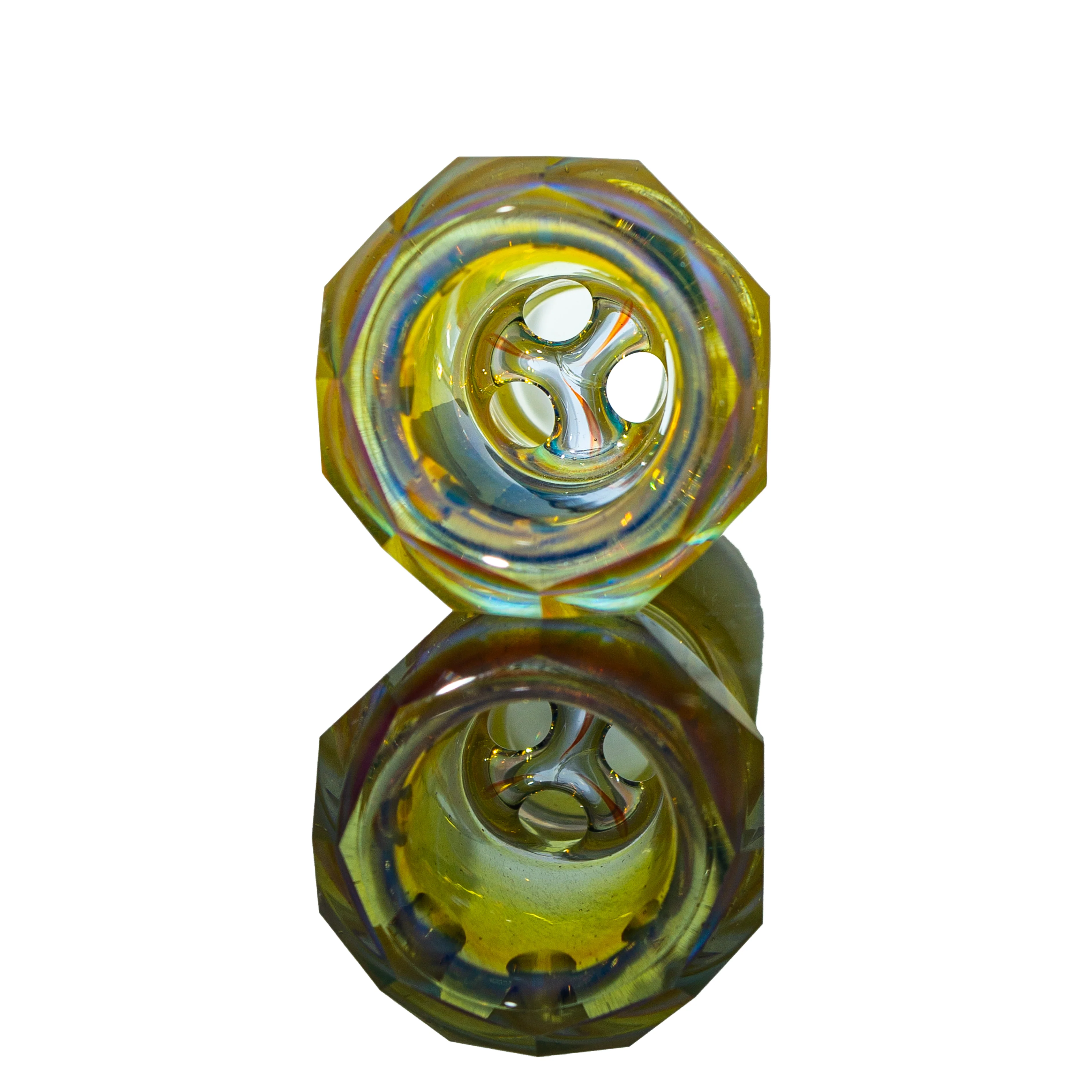 Simple Lemon Farmer x Mr. Facet - Purple Rainbow Fully Worked 18mm Slide - Image 3