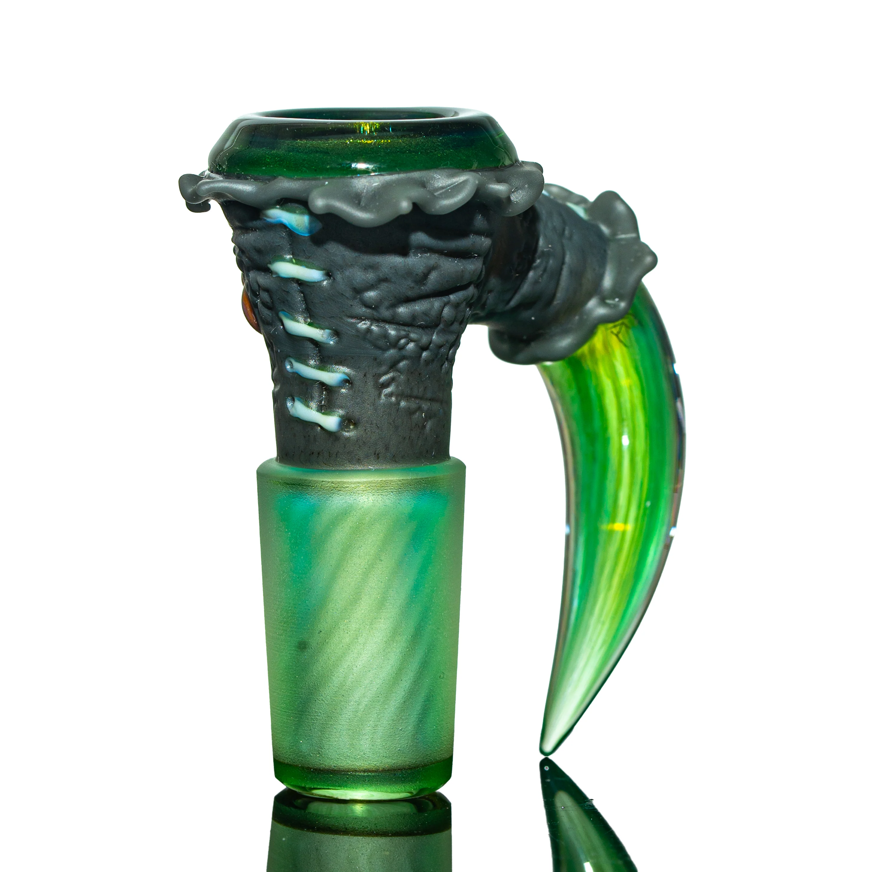Simple Lemon Farmer x Peter Muller - Gray & Green Fully Worked Slide - Image 2