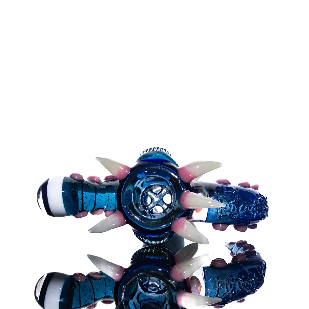 Simple Lemon Farmer x Salt - Brilliant Blue , Ghost & Jackpot Amorphous 18MM Fully Worked 18MM Slide - Image 4