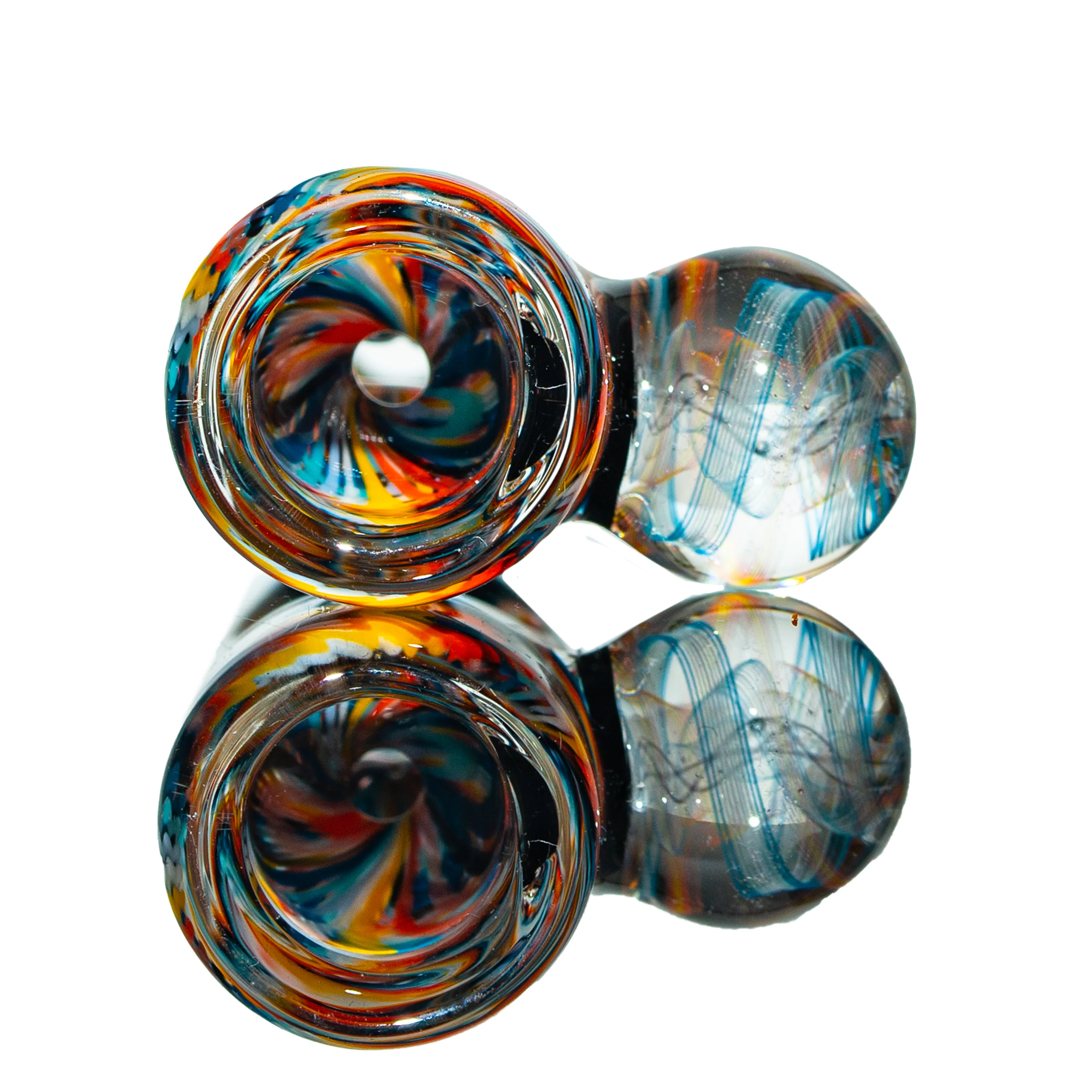 Simple Lemon Farmer x Sarah Marblesbee - Fire & Ice Chillum - Image 3